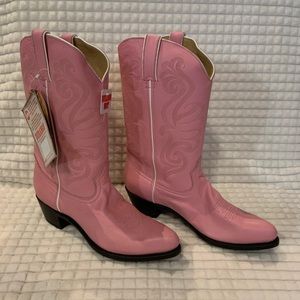 Durango 11” Pink Western Boots - Size 10